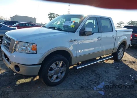 2007 Ford F-150 Lariat/Xlt из США, поврежденный, VIN 1FTPW12V57KB02825